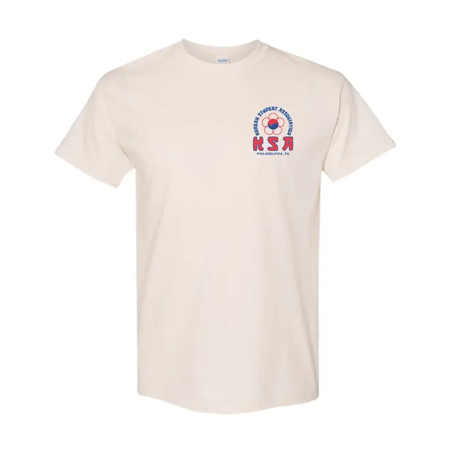 Korean Student Association Flower Graphic PR Shirt 2