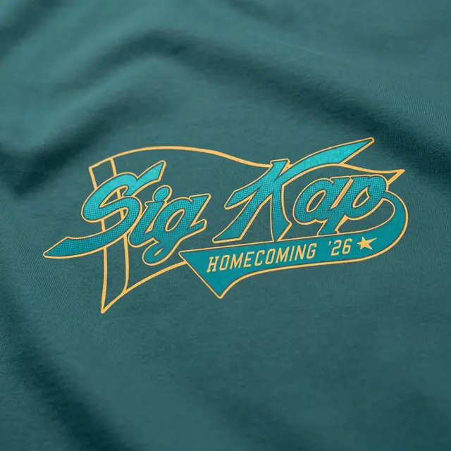 Sigma Kappa Halftone Banner Homecoming Crewneck