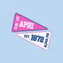 Alpha Phi Pennant Design PR Crewneck