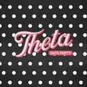 Kappa Alpha Theta Polka Dot Script Date Party Shirt
