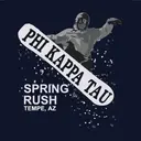 Phi Kappa Tau Snowboarder Spring Rush Shirt