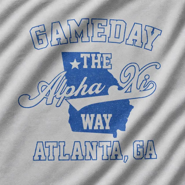 Alpha Xi Delta State Shape Design Game Day Hoodie