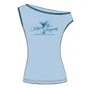 Delta Zeta Cocktail Glass Hand Drawn Text PR Tank 2
