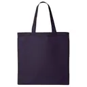 Bag Edge Canvas Grocery Tote be055 Navy Front
