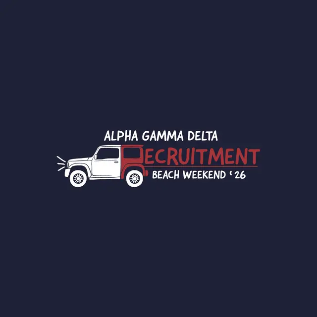 Alpha Gamma Delta Jeep Graphic Recruitment Crewneck