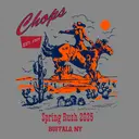Lambda Chi Alpha Cowboy in the Desert Drawing Spring Rush Hoodie