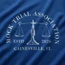 Mock Trial Association Scales Illustration PR Hoodie