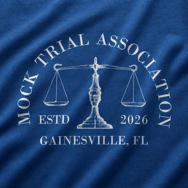 Mock Trial Association Scales Illustration PR Hoodie