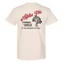Alpha Phi Palm Tree Flowing Script Formal Shirt 2