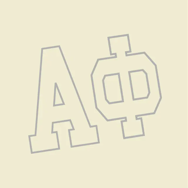 Alpha Phi Bold Greek Letters PR Shorts