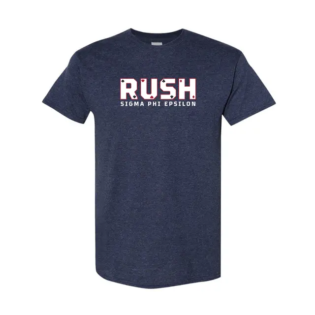 Sigma Phi Epsilon Playing Card Design Rush Shirt 2