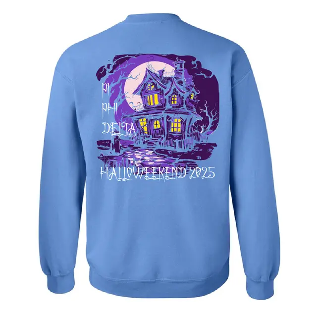 Pi Phi Delta Haunted House Halloweekend Sweater 2