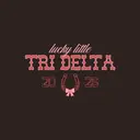 Delta Delta Delta Horseshoe with Bow Graphic Big Little Reveal Tank