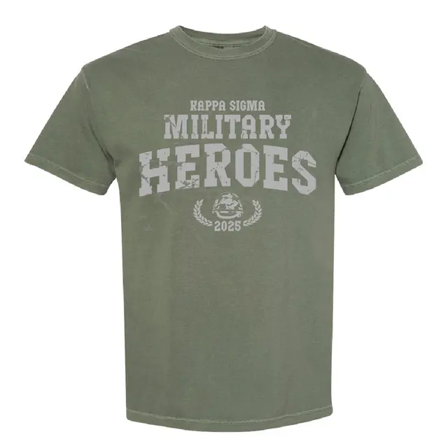 Kappa Sigma Distressed Military Heroes Philanthropy Shirt 2