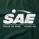 Sigma Alpha Epsilon Golf Ball Graphic Rush Hoodie