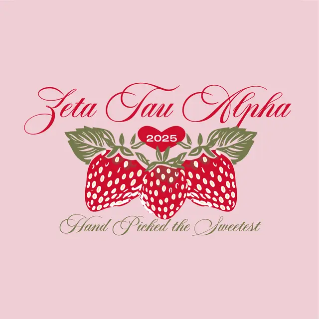 Zeta Tau Alpha Strawberry Heart PR Shirt
