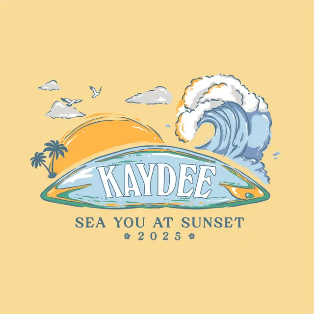 Kappa Delta Surfboard Wave Sea You at Sunset Shirt