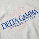 Delta Gamma Bold Text with Nautical Design Philanthropy Sweater