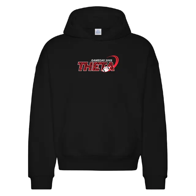 Kappa Alpha Theta Zebra Pattern Text Game Day Hoodie 2