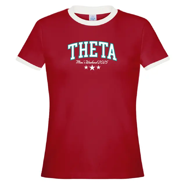 Kappa Alpha Theta Bold Lettering Mom's Weekend Shirt 2