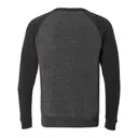 Customizable Alternative Champ Eco-Fleece Colorblocked Sweatshirt 32022 Eco Black-Eco True Black Back