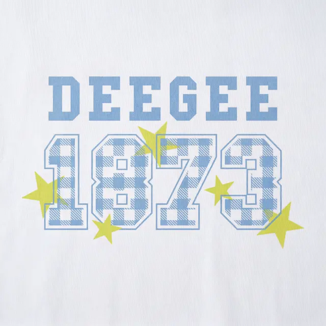 Delta Gamma Plaid Text PR Shirt