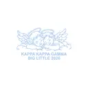 Kappa Kappa Gamma Angel Graphic Big Little Reveal Tank