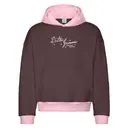 Delta Gamma Pink Script and Hearts PR Hoodie 2