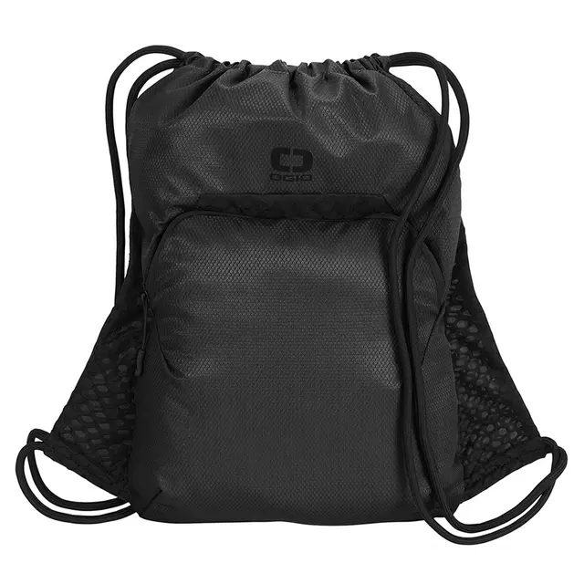 Customizable OGIO Boundary Cinch Pack 92000 Black Front