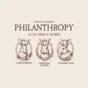 Chi Omega Bunnies Illustration Philanthropy Crewneck