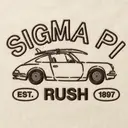 Sigma Pi Classic Car Illustration Rush Hat