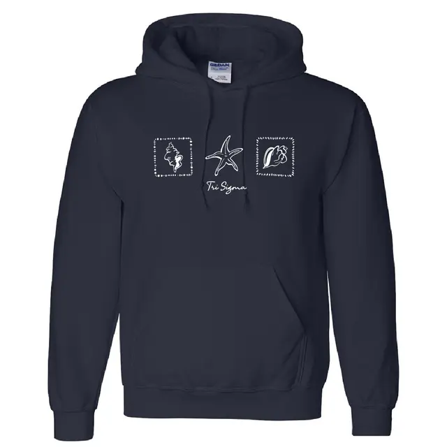 Sigma Sigma Sigma Seashell Starfish PR Hoodie 2