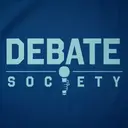 Debate Society Microphone Graphic PR Crewneck