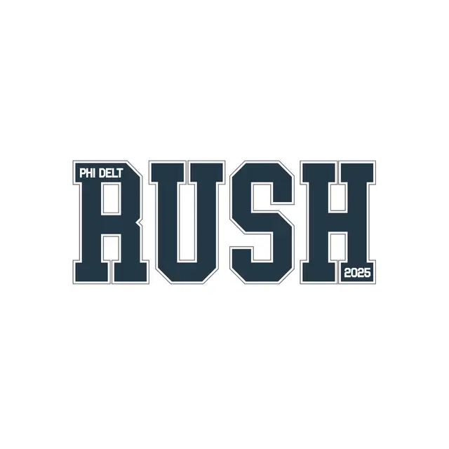 Phi Delta Theta Bold Block Letter Rush Hoodie