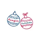 Delta Zeta Ornament Illustration Holiday Shirt