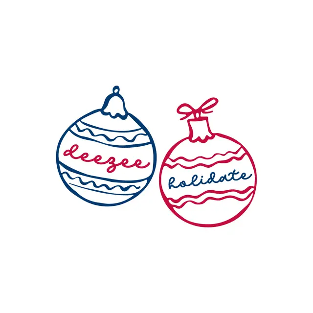 Delta Zeta Ornament Illustration Holiday Shirt