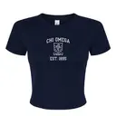 Chi Omega Floral Crest PR Shirt 2
