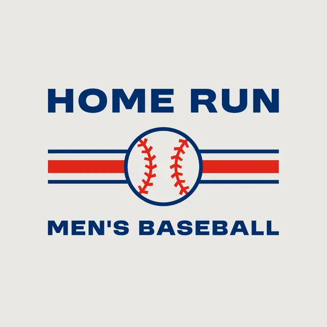 Men's Baseball Home Run Graphic PR Crewneck