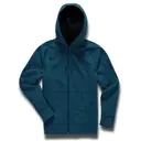 Ten Thousand Midweight Tech Hoodie Full Zip ttkt022 Indigo Front