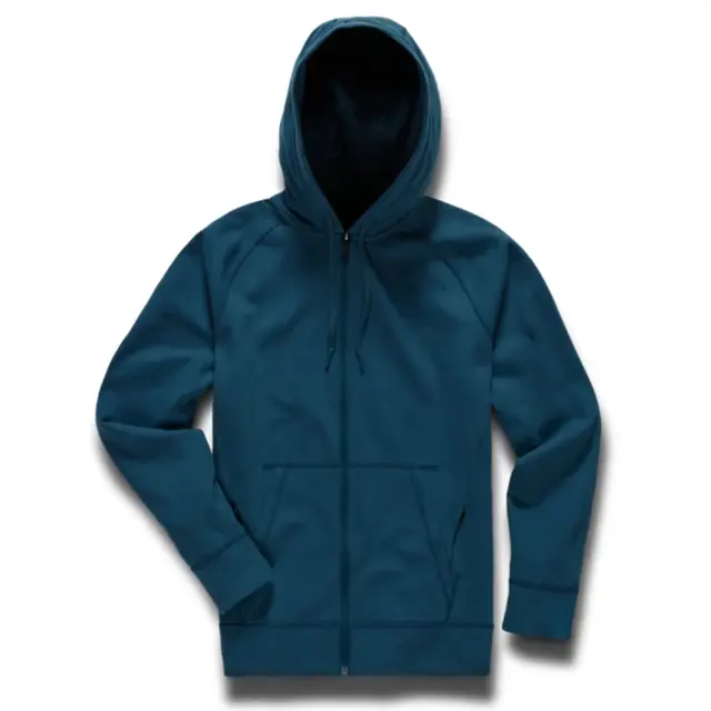 Ten Thousand Midweight Tech Hoodie Full Zip ttkt022 Indigo Front