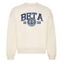 Beta Bold Distressed Text PR Crewneck-2