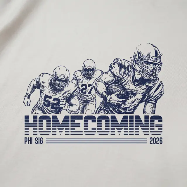 Phi Sigma Sigma Football Players Homecoming Crewneck
