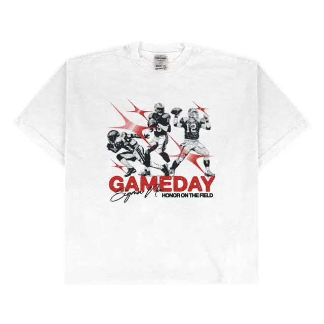 Sigma Nu Football Stars Game Day Shirt 2
