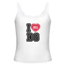 Delta Gamma I Heart DG Big Block Text Big Little Reveal Tank 2