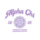 Alpha Chi Omega Flowing Script Philanthropy Crewneck