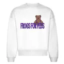 Frogs for pediatrics Teddy Bear with Bold Purple Text Philanthropy Shirt 2