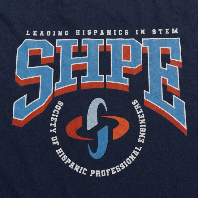 Society of Hispanic Professional Engineers Block Lettering Logo PR Crewneck