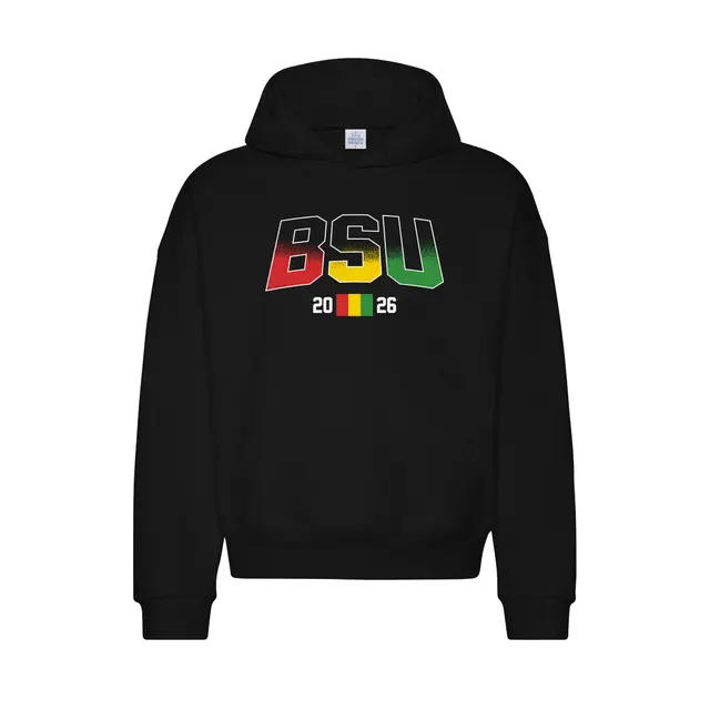 Black Student Union Gradient Block Letters PR Hoodie 2