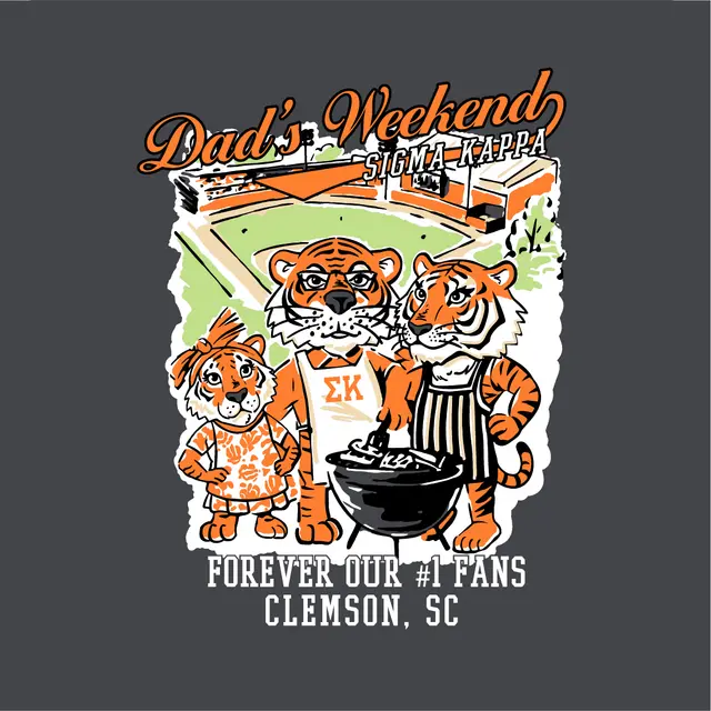 Tiger Family Barbecue Dad's Weekend Crewneck