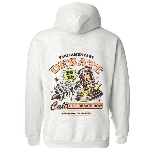 Parliamentary Debate Gavel Illustration PR Hoodie 2